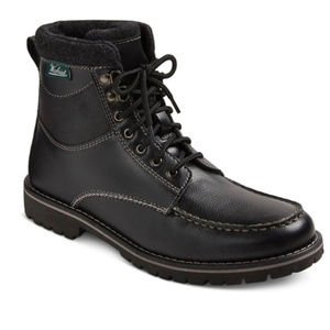 NEW! Woolrich Brushman Tall Black Utility Dress Boots